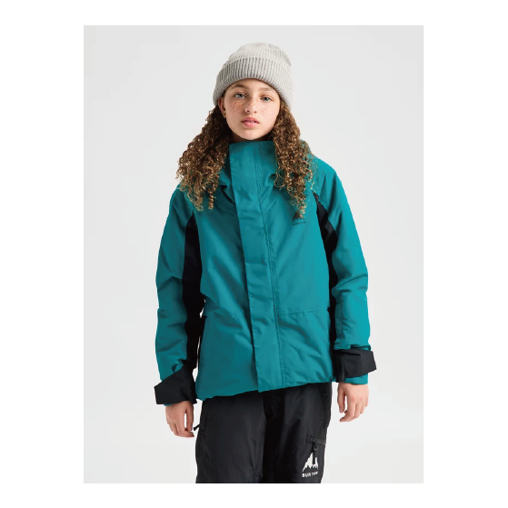 BURTON ウェア バートン  Kids' Skimmer 2L Jacket Pacific Teal/True Black 2431510E6N 26-27 スノーボードウェア 日本正規品