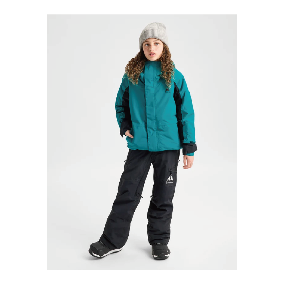 BURTON ウェア バートン  Kids' Skimmer 2L Jacket Pacific Teal/True Black 2431510E6N 26-27 スノーボードウェア 日本正規品
