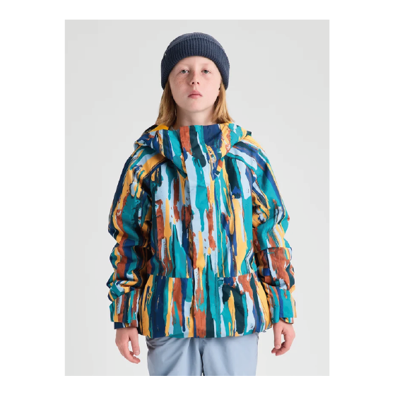 BURTON ウェア バートン  Kids' Skimmer 2L Jacket Paint Stripe 2431510E6A 26-27 スノーボードウェア 日本正規品