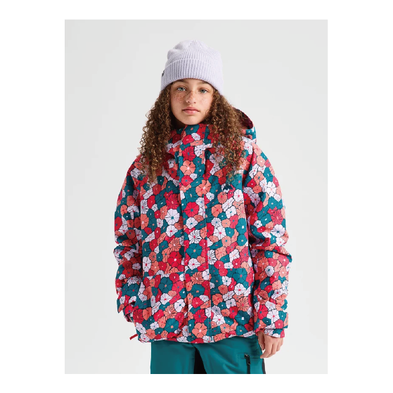 BURTON ウェア バートン  Kids' Skimmer 2L Jacket Pop Floral 2431510E7I 26-27 スノーボードウェア 日本正規品