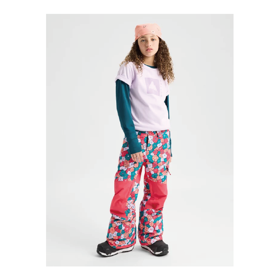 BURTON ウェア バートン  Kids' Skylar 2L Pants Pop Floral 2432110E7I 26-27 スノーボードウェア 日本正規品