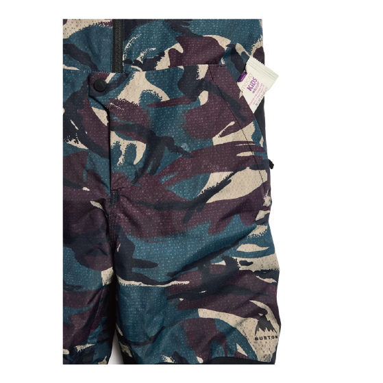 BURTON ウェア バートン  Kids' Skylar 2L Bib Pants Seersucker Camo 1715018E0E 26-27 スノーボードウェア 日本正規品