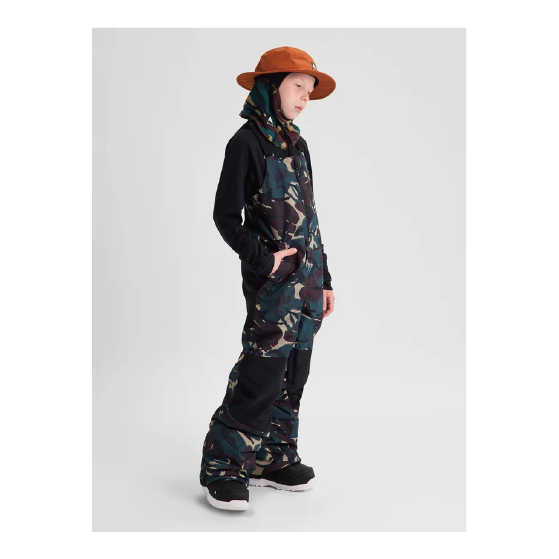BURTON ウェア バートン  Kids' Skylar 2L Bib Pants Seersucker Camo 1715018E0E 26-27 スノーボードウェア 日本正規品
