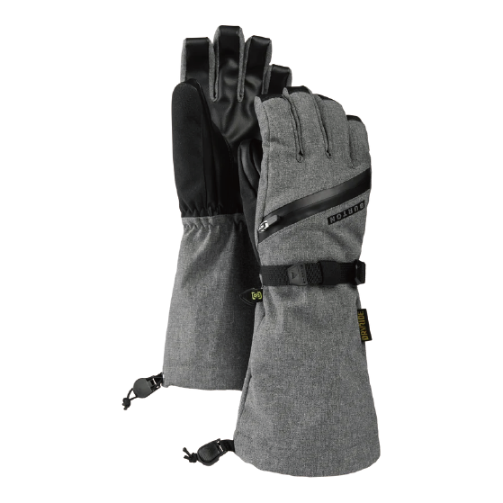 BURTON グローブ バートン Kids' Vent Gloves Gray Heather 104161BA38 26-27 スノーボードグローブ 日本正規品