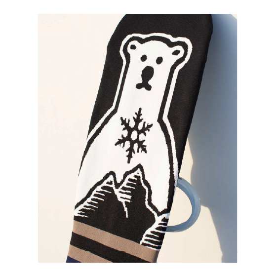 EBS エビス  KNIT COVER BEAR CYAN 4600310 26-27 日本正規品