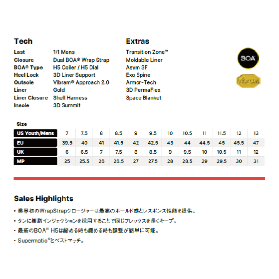 NIDECKER ブーツ  KITA MEN BLACK 26-27 スノーボードブーツ 日本正規品