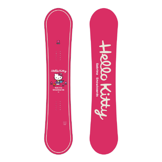 SABRINA サブリナ [sabrina] HELLO KITTY LTD 25-26 スノーボード ボード Pink