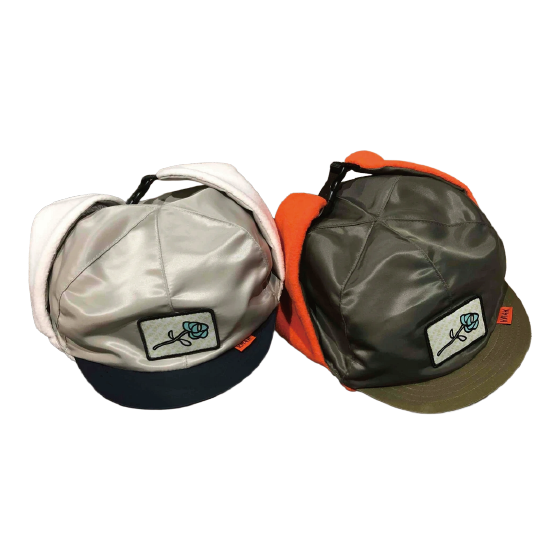 KM4K カモシカ [km4k] KM4K CAP 10 MA-1 MR BIG 23-24 スノーボード キャップ Gray Navy