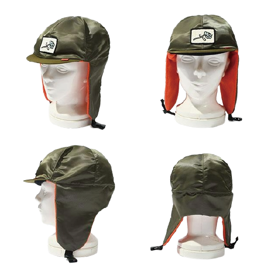 KM4K カモシカ [km4k] KM4K CAP 10 MA-1 MR BIG 23-24 スノーボード キャップ Olive Dark Olive