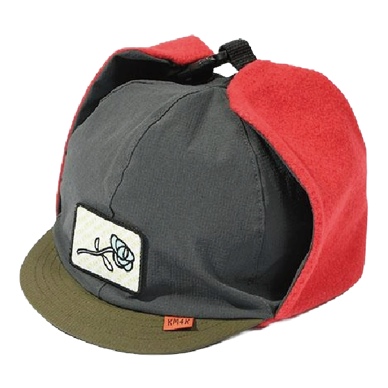 KM4K カモシカ [km4k] KM4K CAP 10 HI FIVE 23-24 スノーボード キャップ Dark Gray Dark Brown