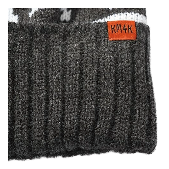 KM4K カモシカ [km4k] TEAM MANAGER BEANIE 8 23-24 スノーボード ビーニー Charcoal