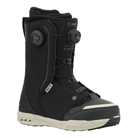 RIDE ブーツ LASSO PRO BLACK 25-26 スノーボードブーツ 日本正規品