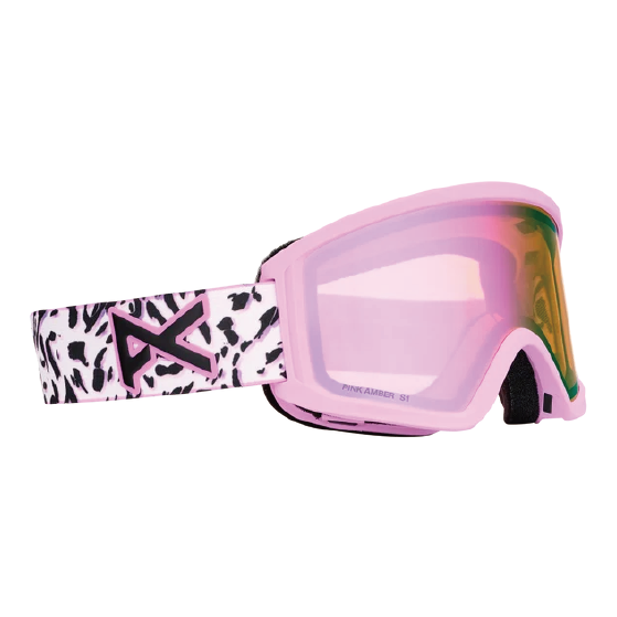 ANON ゴーグル アノン  Tracker 2.0 Goggles + MFI® Face Mask Leopard Pink 2225515FC3 26-27 スノーボードゴーグル 日本正規品