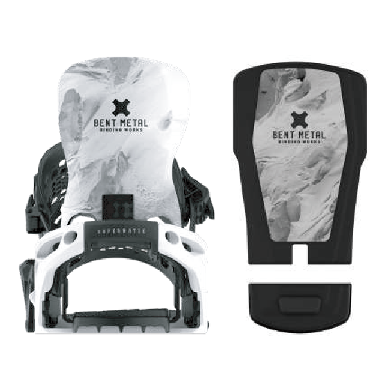 BENTMETAL SUPERMATIC ビンディング  LIGHTNING SUPERMATIC WHITE 20232426183* 26-27 バインディング 日本正規品