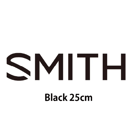 SMITH スミス  LOGO CUTTING
(切り字ﾀｲﾌﾟ) BLACK 010940212 26-27 日本正規品