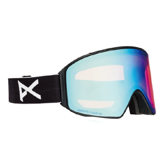 ANON ゴーグル アノン  M4 Goggles (Cylindrical) + Bonus Lens + MFI® Face Mask Black 2035417Z53 26-27 スノーボードゴーグル 日本正規品