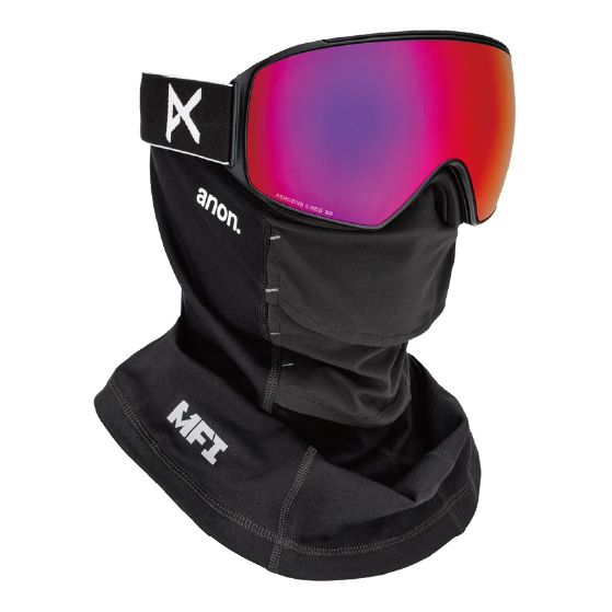 ANON ゴーグル アノン  M4 Goggles (Cylindrical) + Bonus Lens + MFI® Face Mask Black 2035417Z58 26-27 スノーボードゴーグル 日本正規品