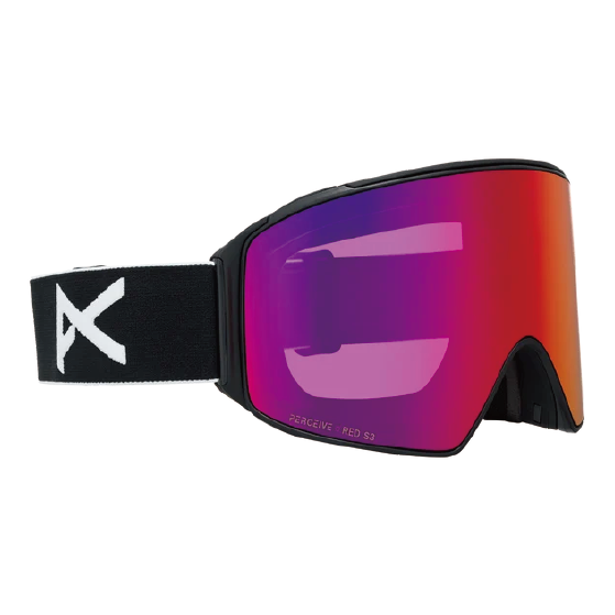 ANON ゴーグル アノン  M4 Goggles (Cylindrical) + Bonus Lens + MFI® Face Mask Black 2035417Z58 26-27 スノーボードゴーグル 日本正規品