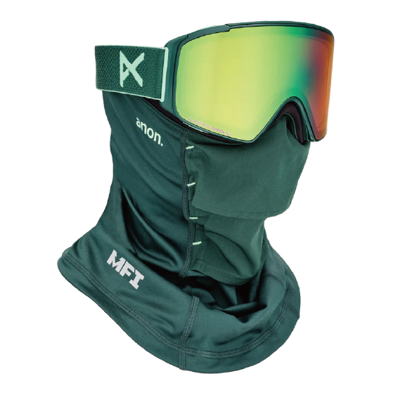 ANON ゴーグル アノン  M4 Goggles (Cylindrical) + Bonus Lens + MFI® Face Mask Brunswick Green 2035417FBU 26-27 スノーボードゴーグル 日本正規品
