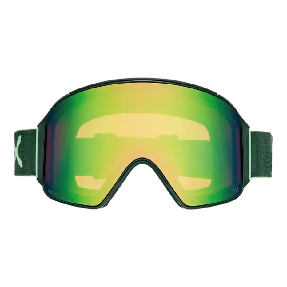 ANON ゴーグル アノン  M4 Goggles (Cylindrical) + Bonus Lens + MFI® Face Mask Brunswick Green 2035417FBU 26-27 スノーボードゴーグル 日本正規品