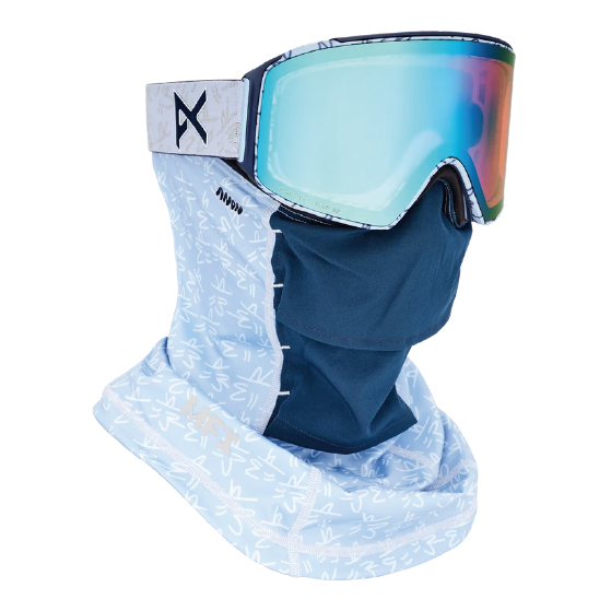 ANON ゴーグル アノン  M4 Goggles (Cylindrical) + Bonus Lens + MFI® Face Mask Lb Midnight Gus 203541718X 26-27 スノーボードゴーグル 日本正規品