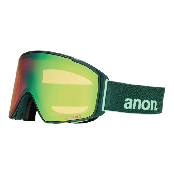 ANON ゴーグル アノン  M4S Goggles (Cylindrical) + Bonus Lens + MFI® Face Mask Brunswick Green 2357713FBU 26-27 スノーボードゴーグル 日本正規品