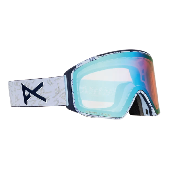 ANON ゴーグル アノン  M4S Goggles (Cylindrical) + Bonus Lens + MFI® Face Mask Lb Midnight Gus 235771318X 26-27 スノーボードゴーグル 日本正規品