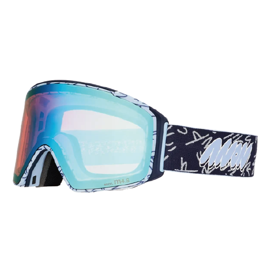 ANON ゴーグル アノン  M4S Goggles (Cylindrical) + Bonus Lens + MFI® Face Mask Lb Midnight Gus 235771318X 26-27 スノーボードゴーグル 日本正規品