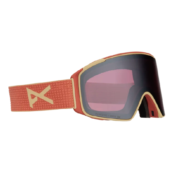 ANON ゴーグル アノン  M4S Goggles (Cylindrical) + Bonus Lens + MFI® Face Mask Terracotta 2357713FDG 26-27 スノーボードゴーグル 日本正規品