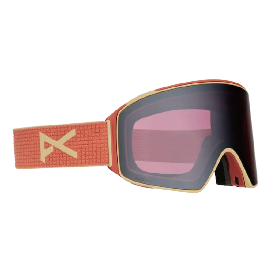 ANON ゴーグル アノン  M4 Goggles (Cylindrical) + Bonus Lens + MFI® Face Mask Terracotta 2035417FDG 26-27 スノーボードゴーグル 日本正規品