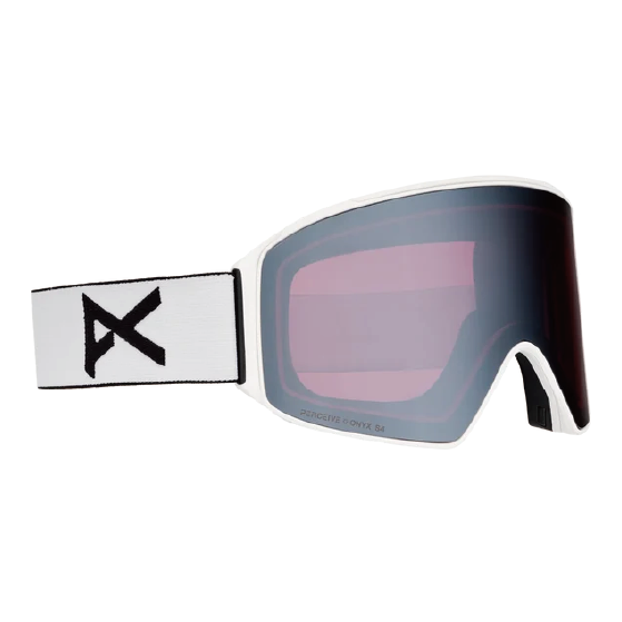 ANON ゴーグル アノン  M4 Goggles (Cylindrical) + Bonus Lens + MFI® Face Mask White 2035417Z59 26-27 スノーボードゴーグル 日本正規品