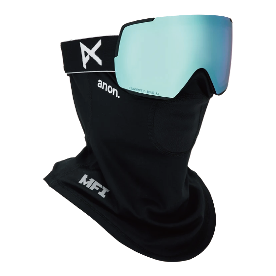 ANON ゴーグル アノン  M5S Goggles + Bonus Lens + MFI® Face Mask Black 2394712Z53 26-27 スノーボードゴーグル 日本正規品
