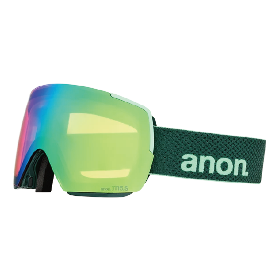 ANON ゴーグル アノン  M5S Goggles + Bonus Lens + MFI® Face Mask Brunswick Green 2394712FBU 26-27 スノーボードゴーグル 日本正規品