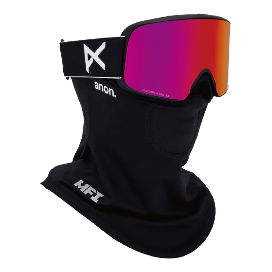 ANON ゴーグル アノン  M6 Goggles + Bonus Lens + MFI® Face Mask Black 3054610Z58 26-27 スノーボードゴーグル 日本正規品