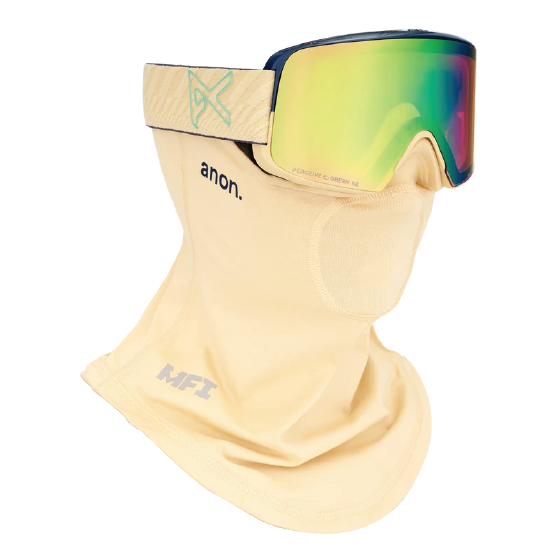 ANON ゴーグル アノン  M6S Goggles + Bonus Lens + MFI® Face Mask Beechwood 3054810FA7 26-27 スノーボードゴーグル 日本正規品