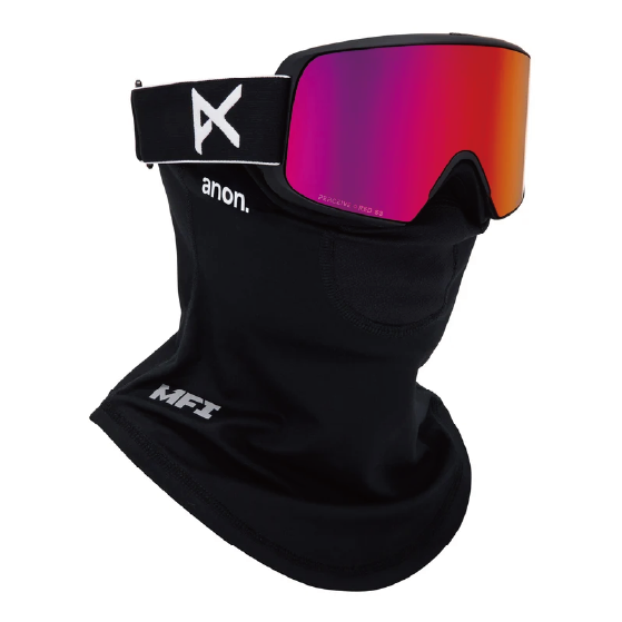 ANON ゴーグル アノン  M6S Goggles + Bonus Lens + MFI® Face Mask Black 3054810Z58 26-27 スノーボードゴーグル 日本正規品