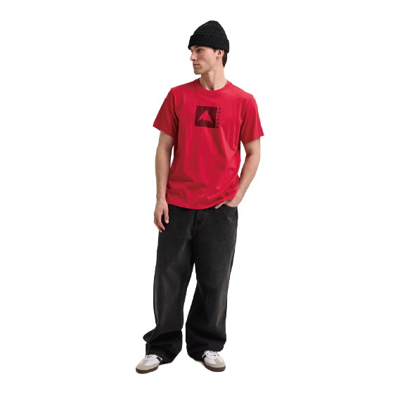 BURTON バートン Classic Mountain High Short Sleeve T-Shirt Geranium Red 2037717E8F 26-27 日本正規品