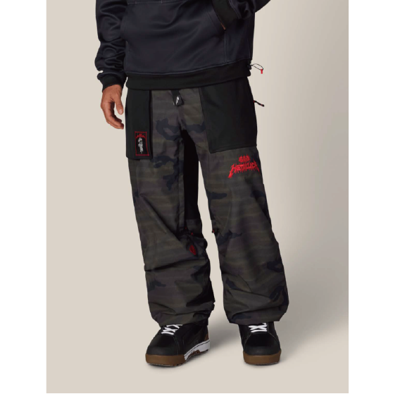 686 ウェア ロクハチロク MENS METALLICA ONE SHELL PANT METALLICA CAMO M6WN274 26-27 スノーボードウェア 日本正規品