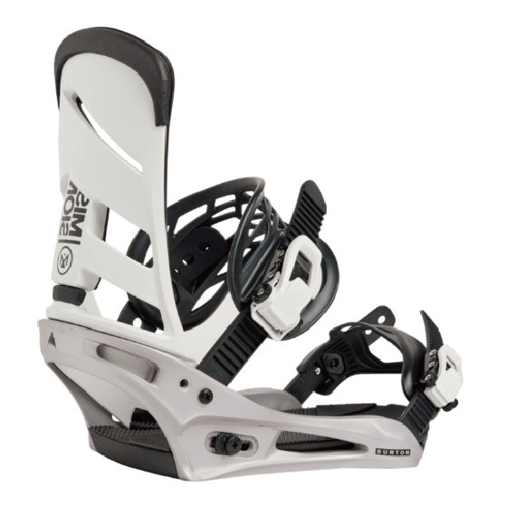 BURTON ビンディング バートン  Men's Mission Re:Flex White/Silver 1054617FCN 26-27 バインディング 日本正規品
