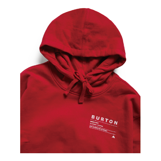 BURTON バートン  Moretown Pullover Hoodie Geranium Red 3019110E8F 26-27 日本正規品