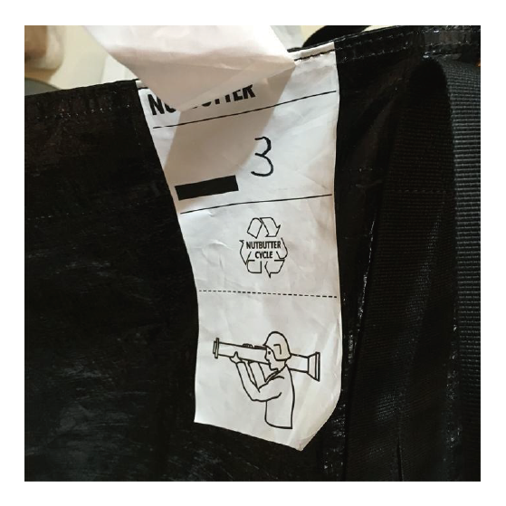NUT BUTTER  [nut butter] NUT BAG LARGE 26-27 日本正規品