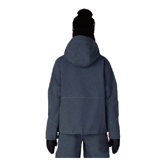 686 ウェア ロクハチロク WOMENS OUTLINE? SHELL ANORAK NAVY DENIM M5WN330 26-27 スノーボードウェア 日本正規品
