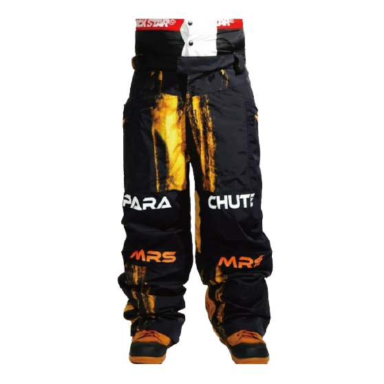 MTN,ROCK STAR ウェア マウンテン ロックスター PARACHUTE PANTS