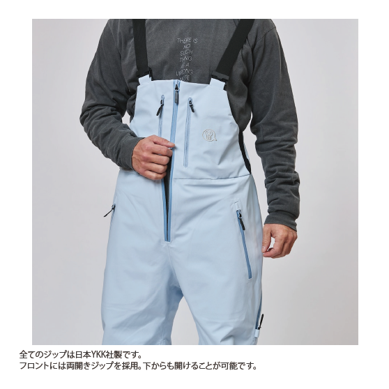 UNFUDGE ウェア アンファッジ  GENTLE BIB PANTS WIDE FIT BLACK 26-27 スノーボードウェア 日本正規品