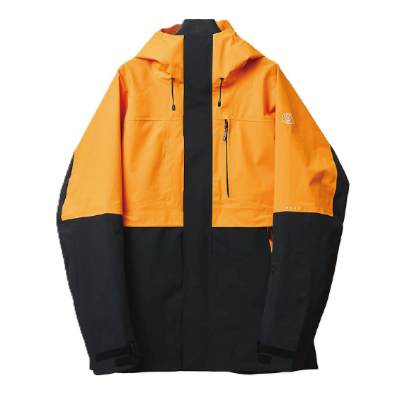 UNFUDGE ウェア アンファッジ PEEP JACKET BLACK / YELLOW 26-27