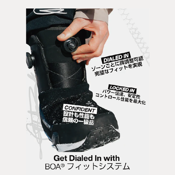 スノーボード ブーツ バートン BURTON FELIX BOA Mulberry 25-26 送料無料 日本正規品