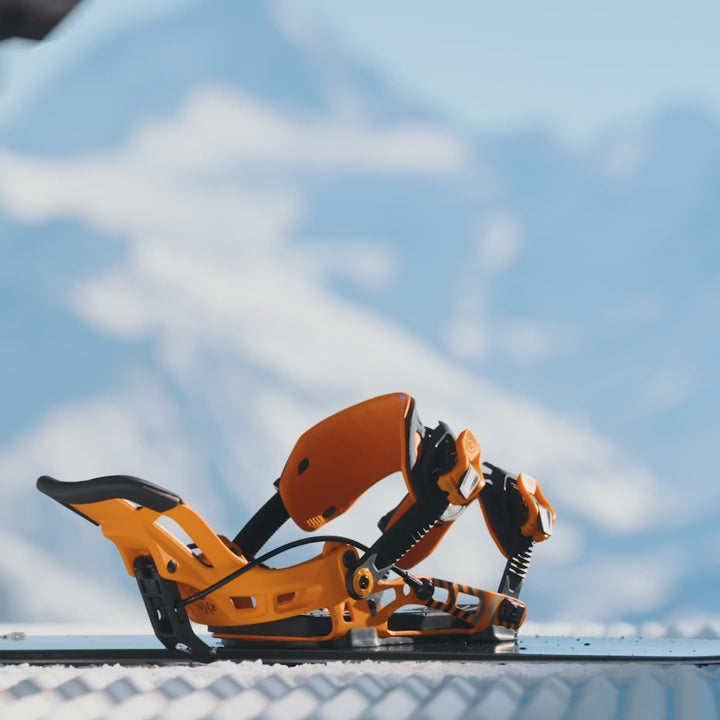 FLOW NX2 スノーボード ビンディング ブラック/オレンジ　Lサイズ FLOW NX2 スノーボード ビンディング ブラック/オレンジ Lサイズ FLOW