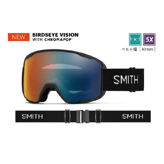 SMITH ゴーグル スミス  PREVIEW BLACK 010276550 26-27 スノーボードゴーグル 日本正規品