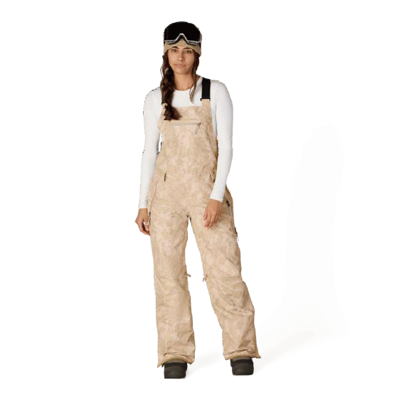 686 ウェア ロクハチロク WOMENS REGALIA™ BIB LIMESTONE SCRATCH CAMO M6WN450 26-27 スノーボードウェア 日本正規品