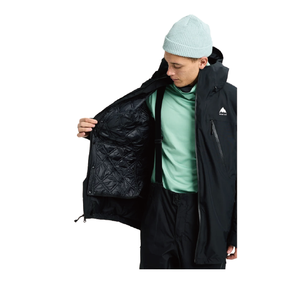 BURTON ウェア バートン  Men's Reserve 2L 3-In-1 Jacket True Black 3048410A04 26-27 スノーボードウェア 日本正規品